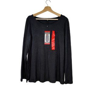 MARIO SERRANI CREW NECK LONG SLEEVE TOP